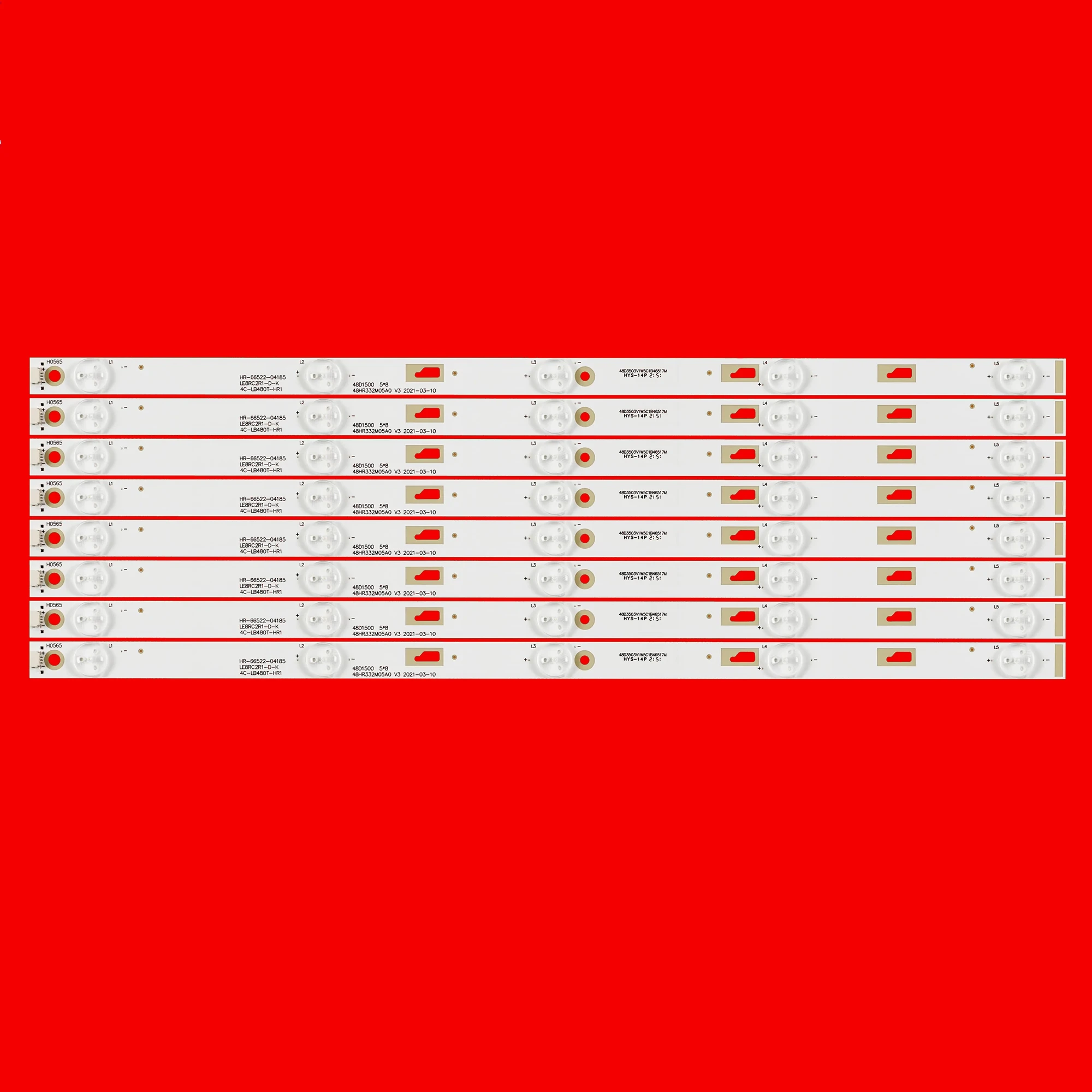 

Светодиодная лента подсветки для 48L25EBC 48L26CMC 48D1500 48L2500C 48L2600C T48D16SF-01B LSC480HN10-J01 4C-LB480T-HR1 48HR332M05A0 V2 V3