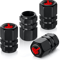 4Pcs Car Tire Valve Caps Aluminium Seal Tire Valve Stem Caps Dust Proof Covers Universal For Car Truck Motorcycle Bicycle Caps