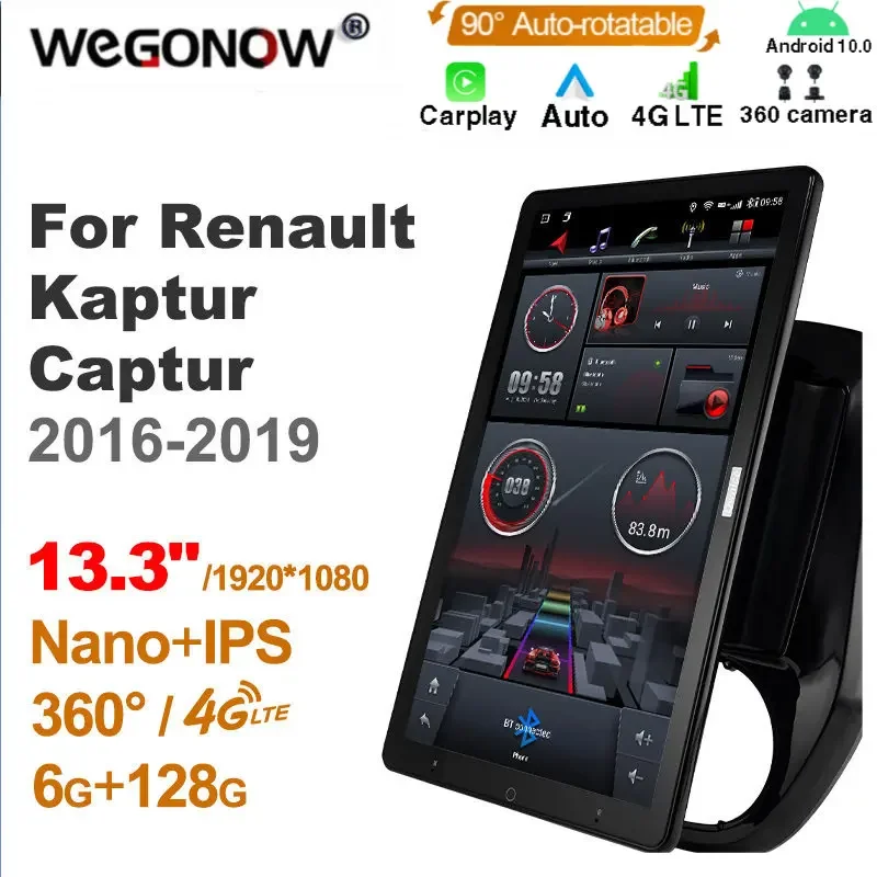 

Автомобильный радиоприемник TS10 Android10.0 Ownice для Renault Kaptur Captur 2016-2019 13,3 ''без DVD, поддержка USB, быстрая зарядка Nano 1920*1080