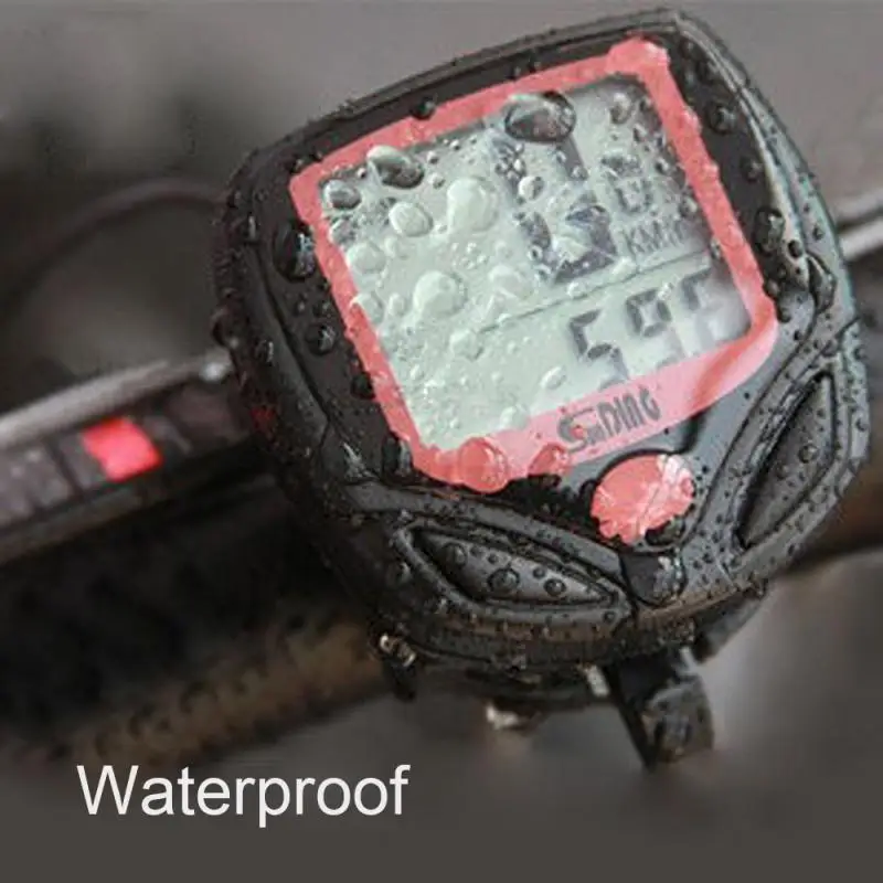 Ordinateur de vélo avec écran LCD, compteur de vitesse et odomètre étanche, suivi numérique du kilom