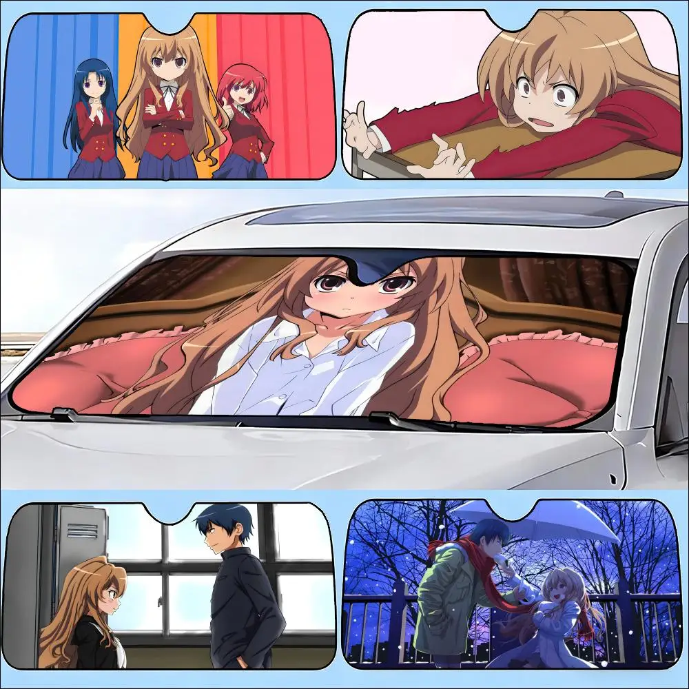 

Солнцезащитный козырек для автомобиля, защитный чехол для лобового стекла, автомобильный солнцезащитный козырек, защита от ультрафиолета A-Toradora