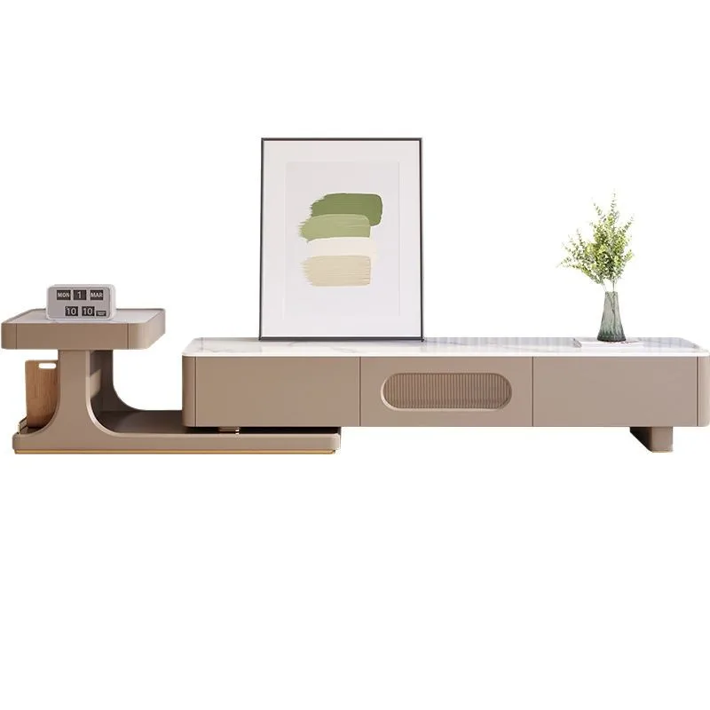 

cabinet household living room retractable floor cabinet size apartment light luxury coffee table TV cabinet combination