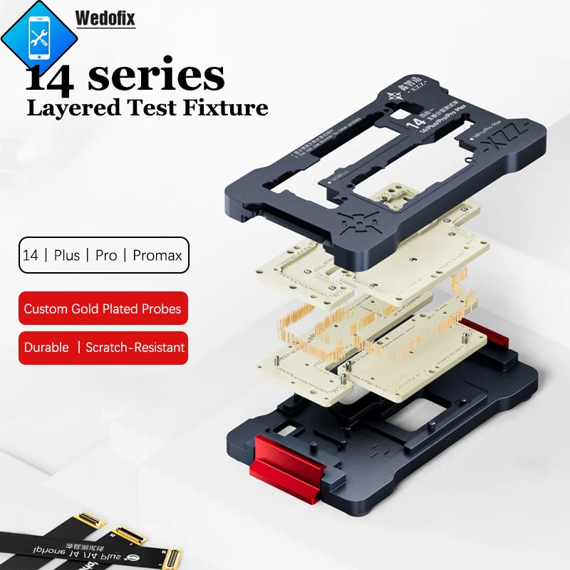 XINZHIZAO iSocket Motherboard Layered Test Fixture for iPhone 14 Pro Max Logic Board Function Detection Rack