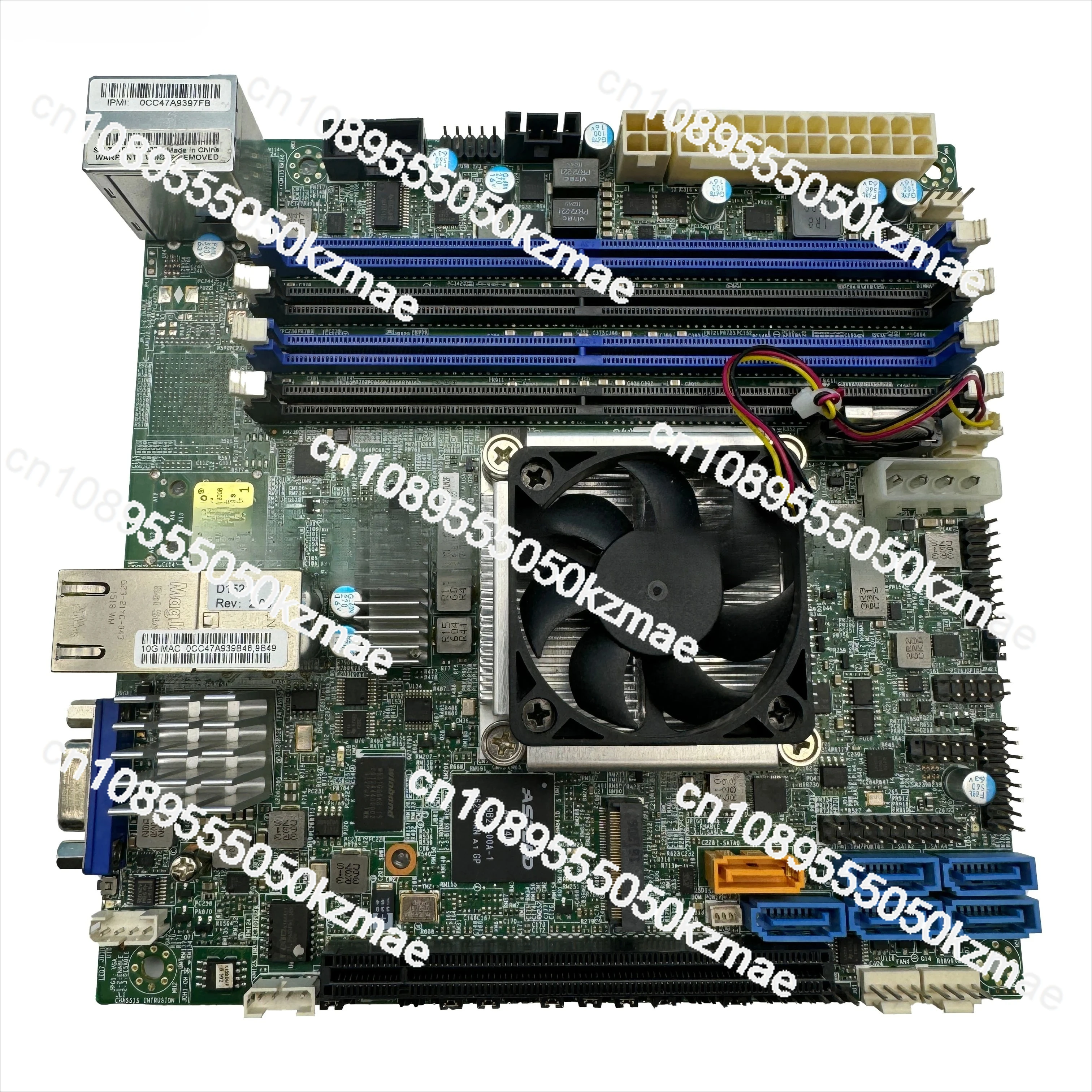 

Материнская плата X10SDV-4C-TLN2F, Intel D-1521 Mini-ITX с двумя портами 10G, для NAS, сервера, PFSense, сетевого прибора