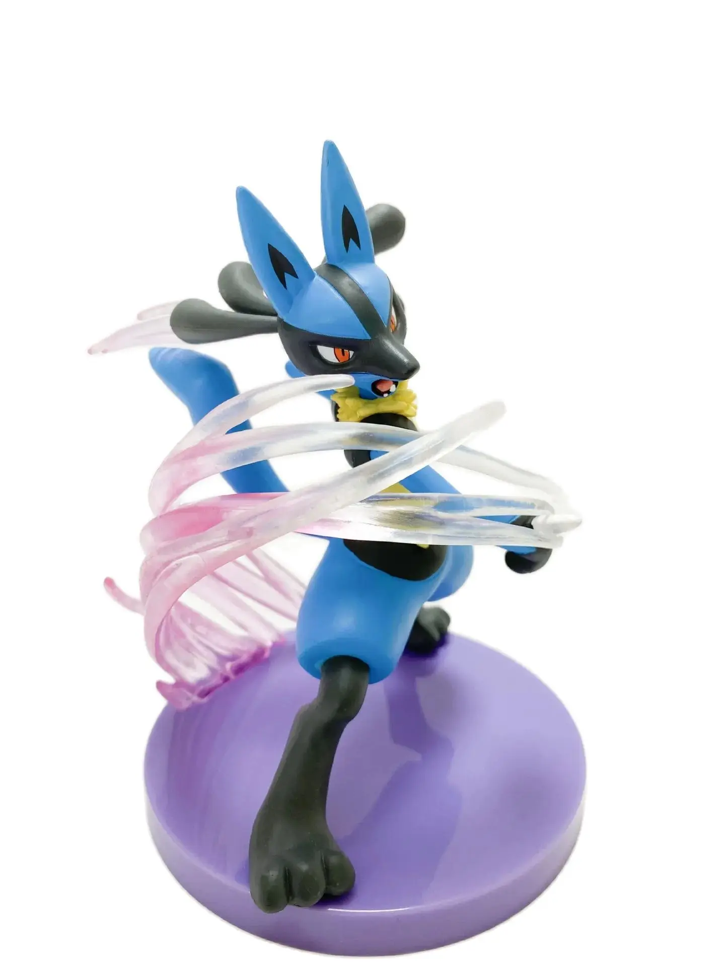Kawaii Pokemon Lucario Battle Ver. PVC Action Figure Kawaii Anime Standbeeld Collectible Game Model Kinderen Speelgoed Pop Geschenken 14 cm