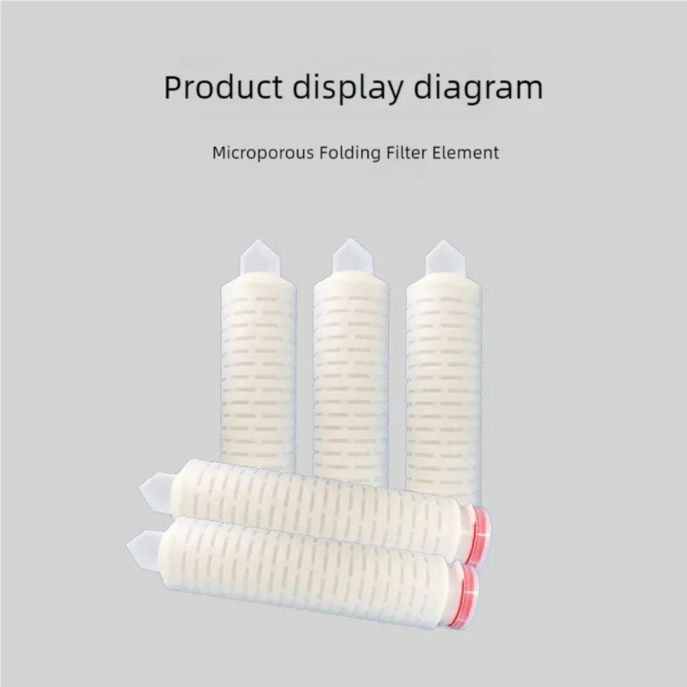 Waternoble High Efficiency 10" 20" 30" Nylon Micropore Pleated Filters For Alcohol & Swimming Paint Filtration High Flow Design