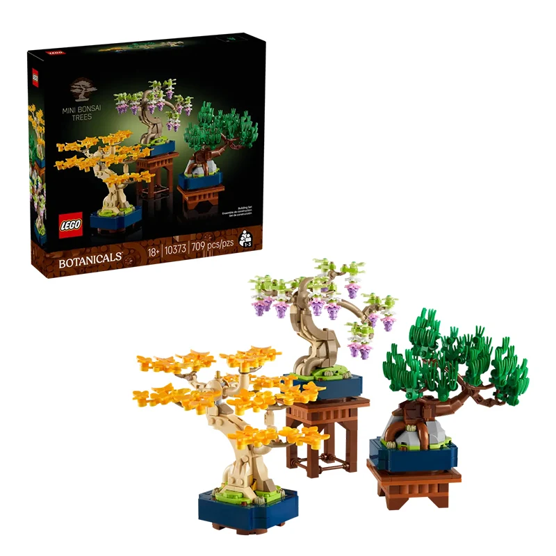 

Конструкторы LEGO, букет растений, серия 10373, мини LEGO Bonsai, мужские и женские собранные игрушки, новинка 2025 года, издание