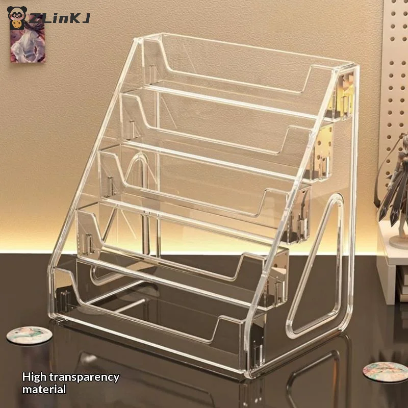 ▶1Pcs Acrylic 3/4/5 Layers Heighten Multi-layer Lipstick Organizer Cosmetics Storage Organizer Nail Perfume Display Stand