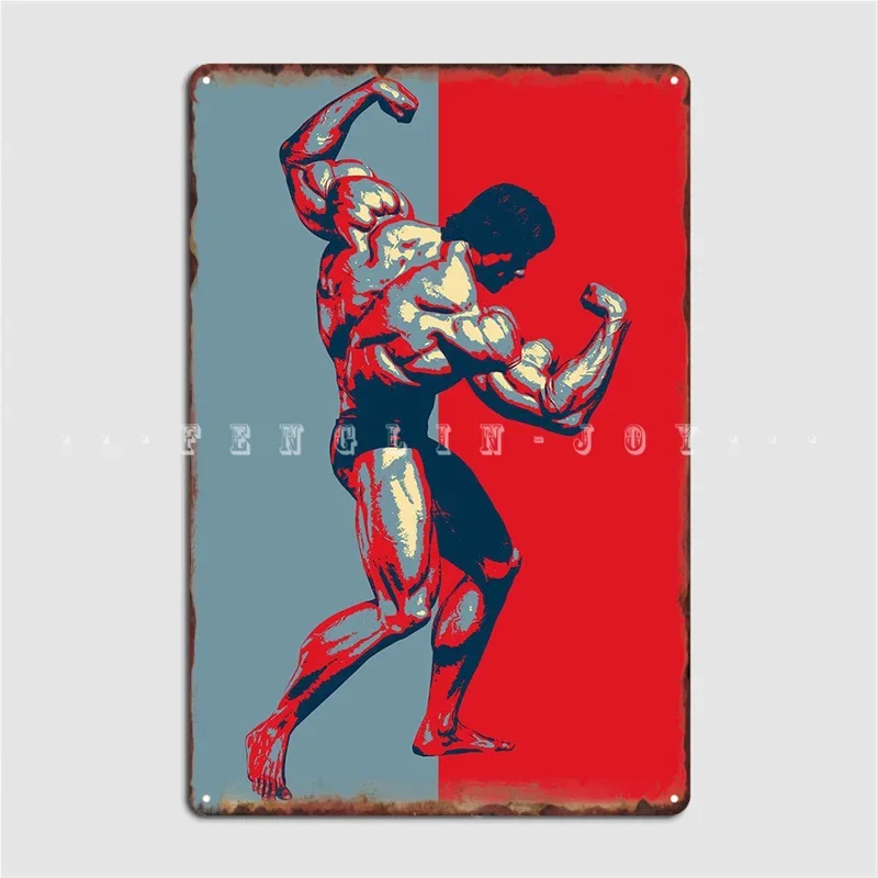 Arnold Schwarzenegger Metal Sign Garage Decoration Design Mural Pub Tin Sign Posters