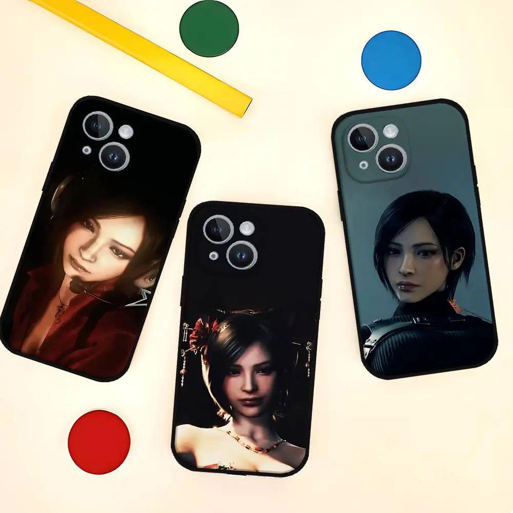لعبة R-residentEvil A-adawong جراب هاتف آيفون 17 16 15 14 13 12 11 X XR XS Plus Pro Max غطاء أسود ناعم صغير