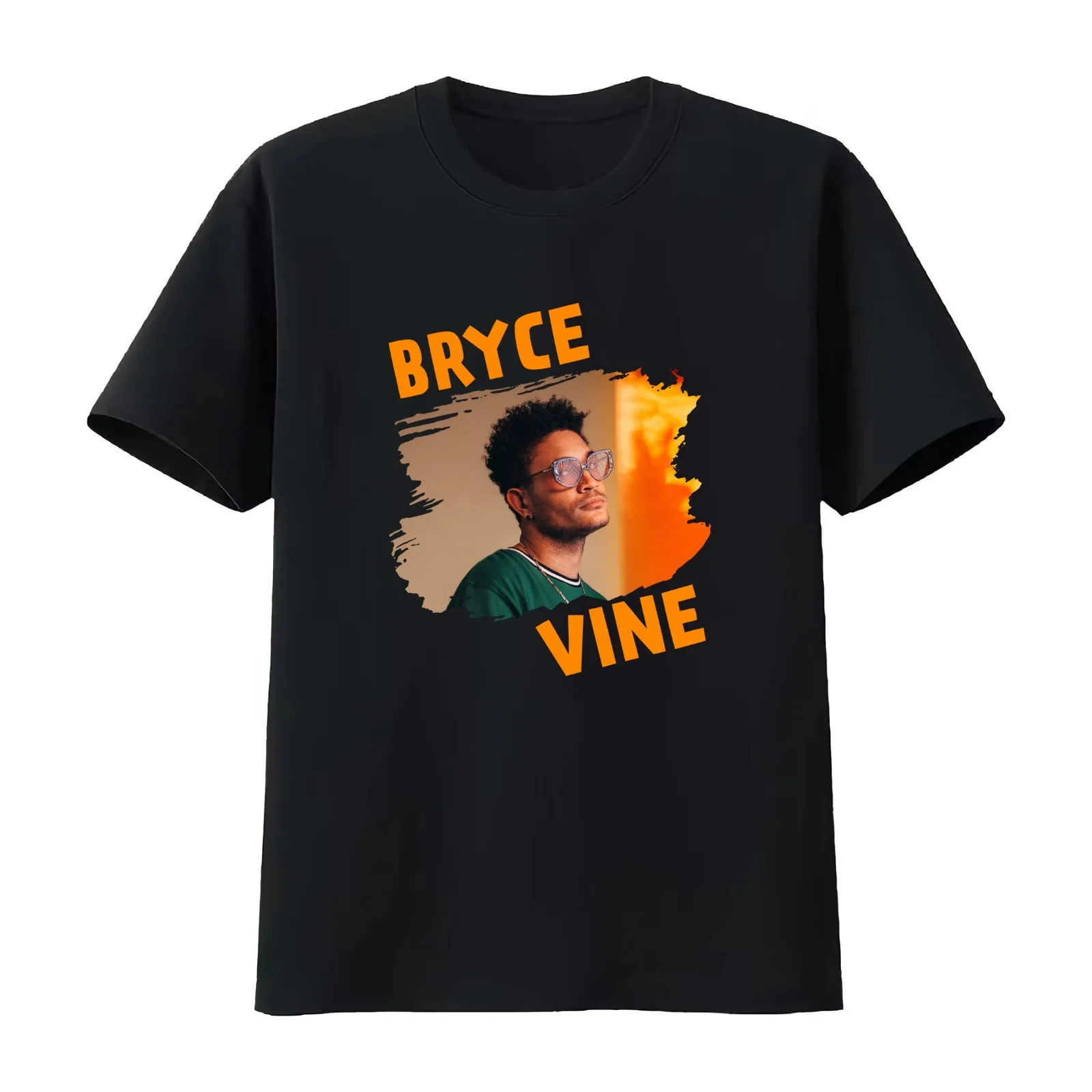 Bryce Vine Photo With Text v2 T-Shirt Summer Casual Cotton Tee Oversized Streetwear Tops Vintage Graphic Print 100% Cotton