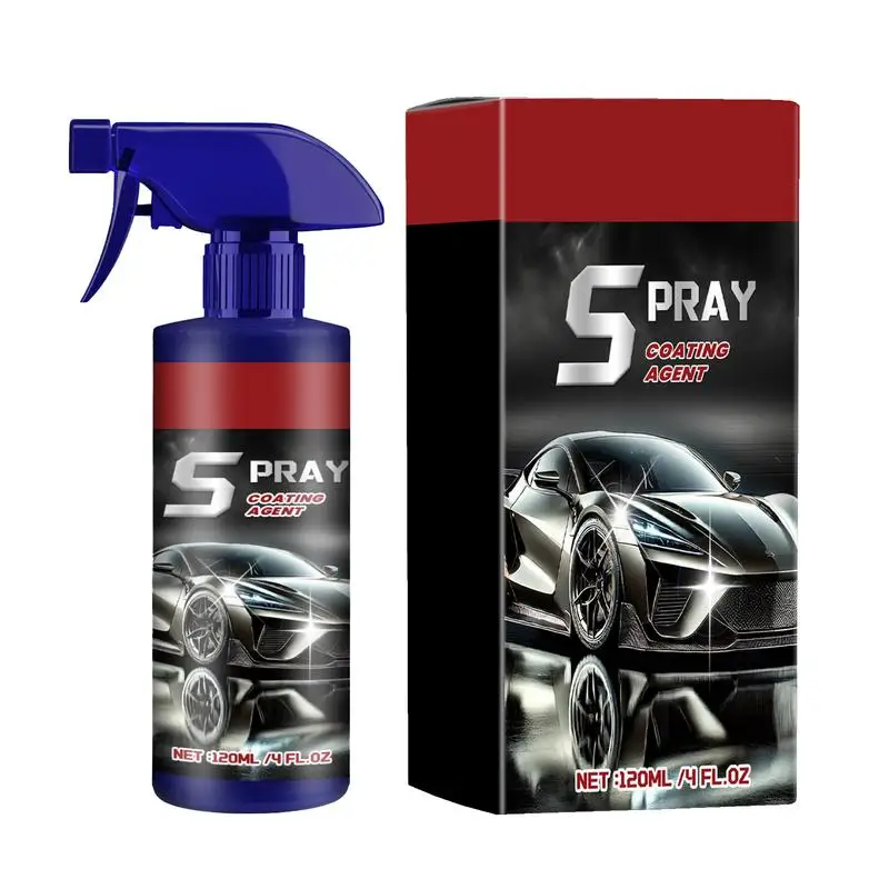 

High Protection Quick Coating Spray Car Coating Polishing Spray Quick Effect Coating Agent 120ml Quickly Coat Car Scratch Polish