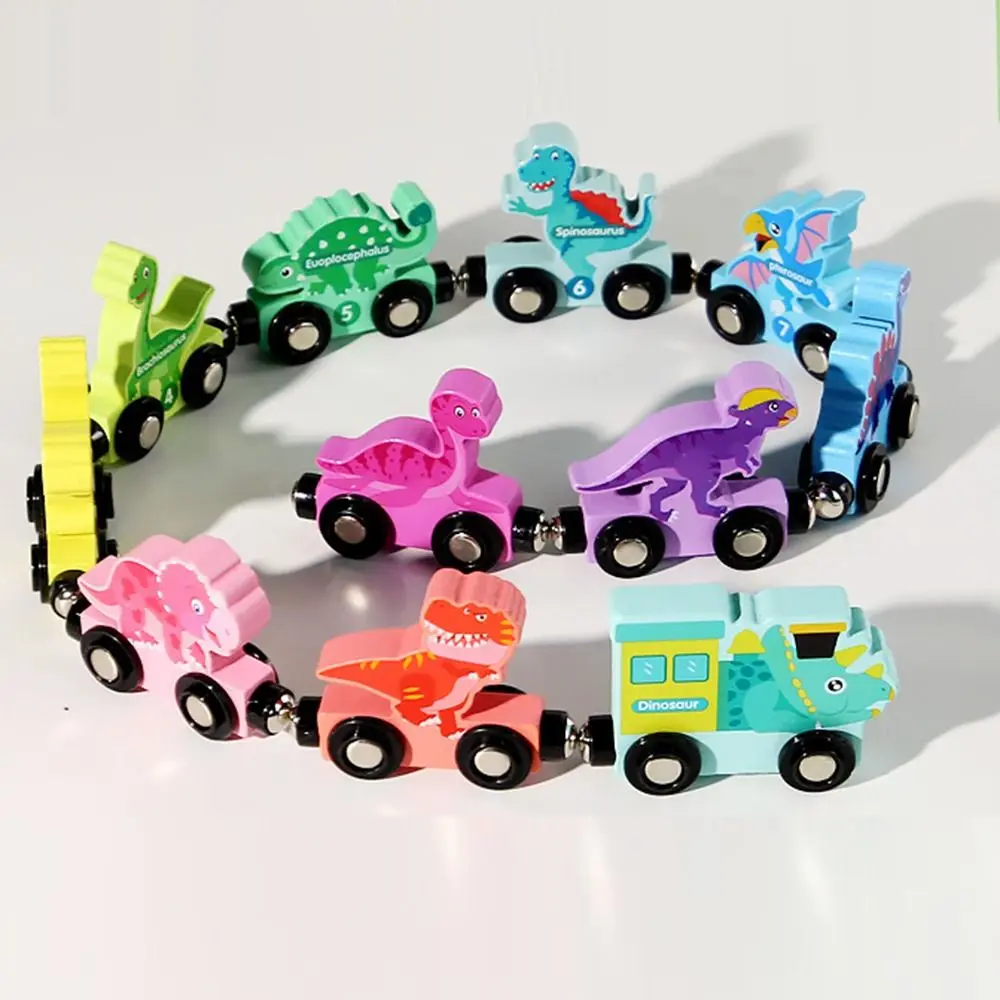 

Number /Animal/Fruits/Dinosaur Magnetic Wooden Train Mathematical Operation Exercises Educational Magnetic Digital Train