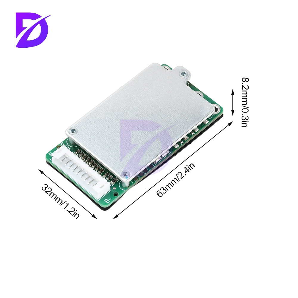 10S 36V 15A Lithium Battery Protection Board BMS with Multi-Layer Protection for High-Power Devices