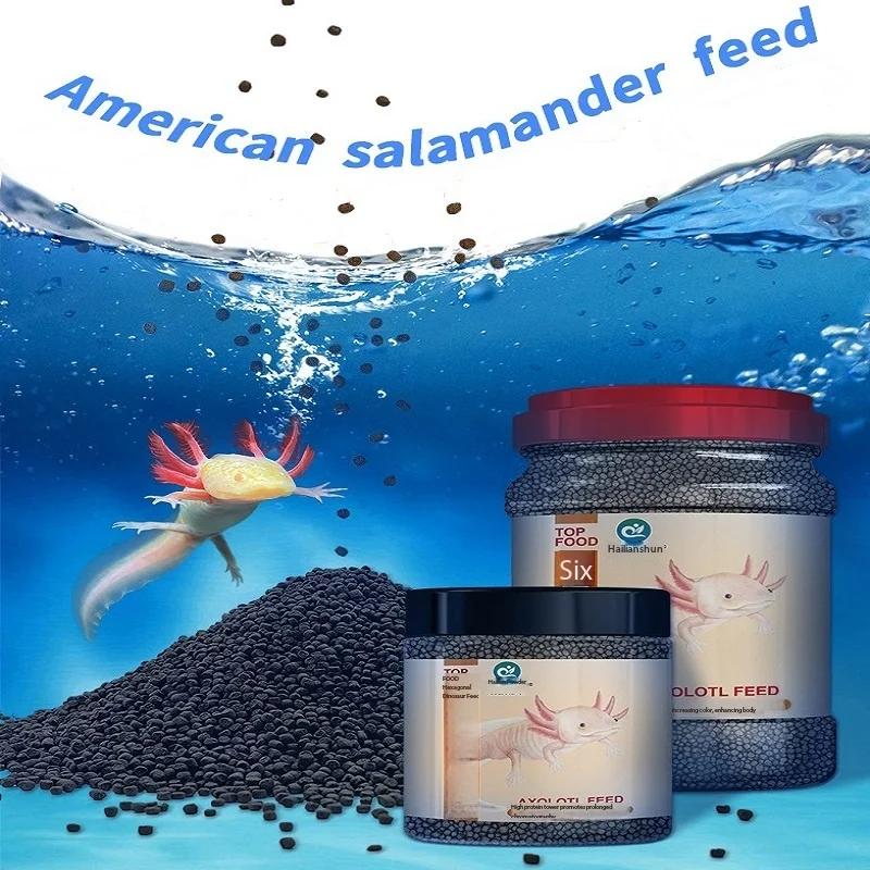 Axolotl Salamanders Food Ambystoma Mexicanum Ground Fish Sinking Floating Pellets Feed With Trace Elements,Lysine,Crude,Protein