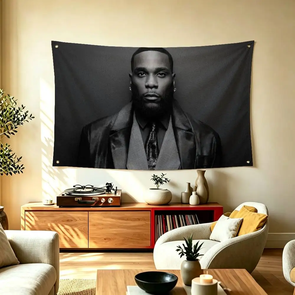 Singer B-Burna Boy Afro-fusion Flag Suitable For Party Club Outdoor Interior Wall Decoration Banner Fans Gift