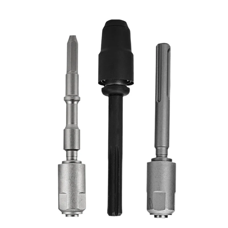 SDS-PlusからSDS-Maxへのアダプター - 炭素鋼ロータリーハンマーコンバーター、耐衝撃シャンクで省力化された穴あけを実現