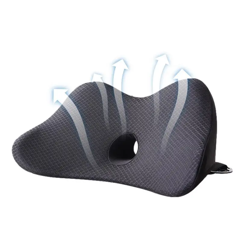 Automotive Lightweight Wedge Cushion Car Neck Cushion Memory Foam Protective Neck Pillow Auto Driving Waist Support Cars