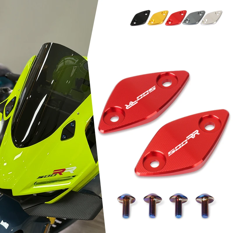 

Motorcycle Accessories Rearview Mirrors Seat Decorative Cover Mirror Base For ZHANGXUE ZXJC ZX 500RR ZX-500RR