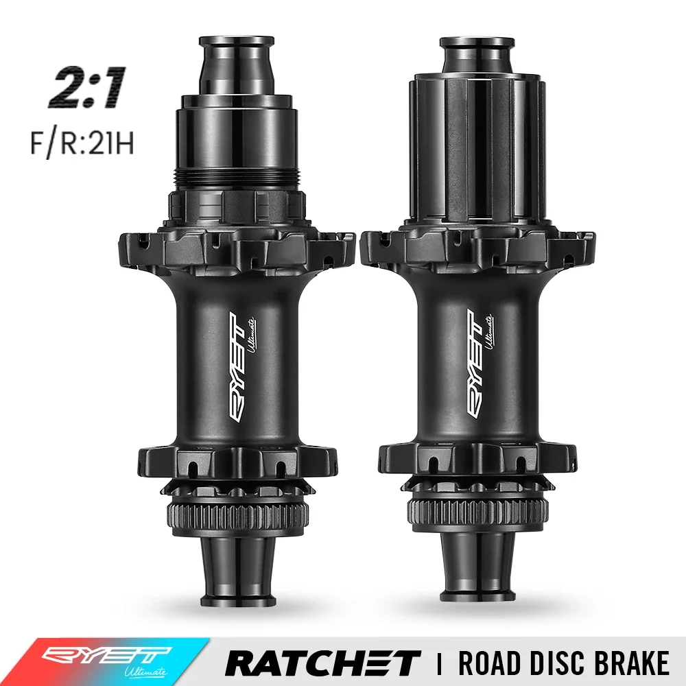 RYET الطريق الدراجة Freehub 21H 2:1 المتحدث 36T السقاطة HG/XDR Centerlock 12x100 مللي متر من خلال المحور مكبح قرصي الدراجات المحور