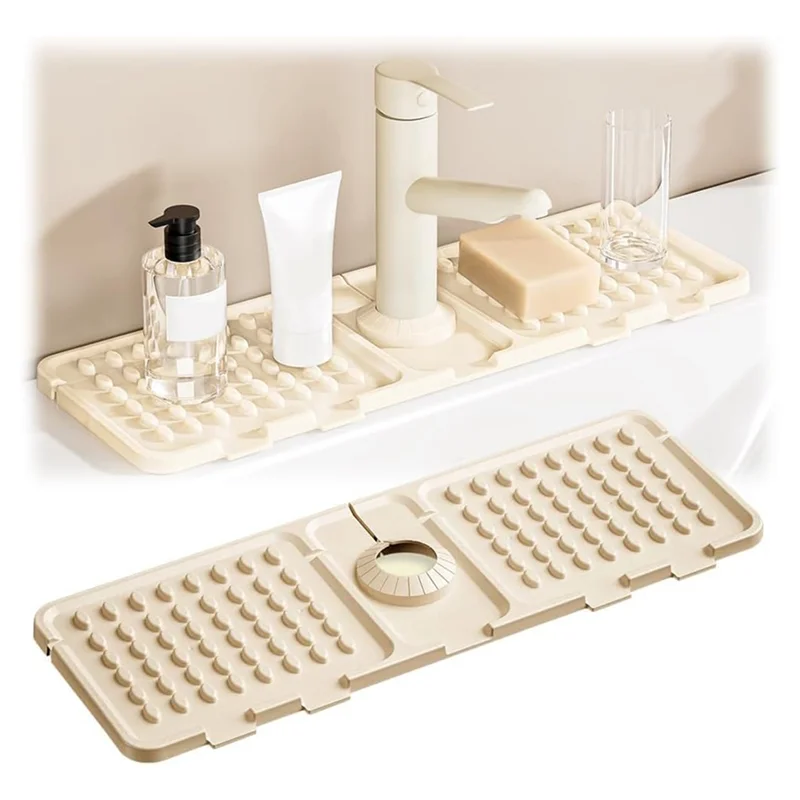 وسادة صنبور حوض المطبخ ETRT، وسادة صنبور حوض السيليكون، وسادة حماية لحوض امتصاص الماء في الصنبور #5