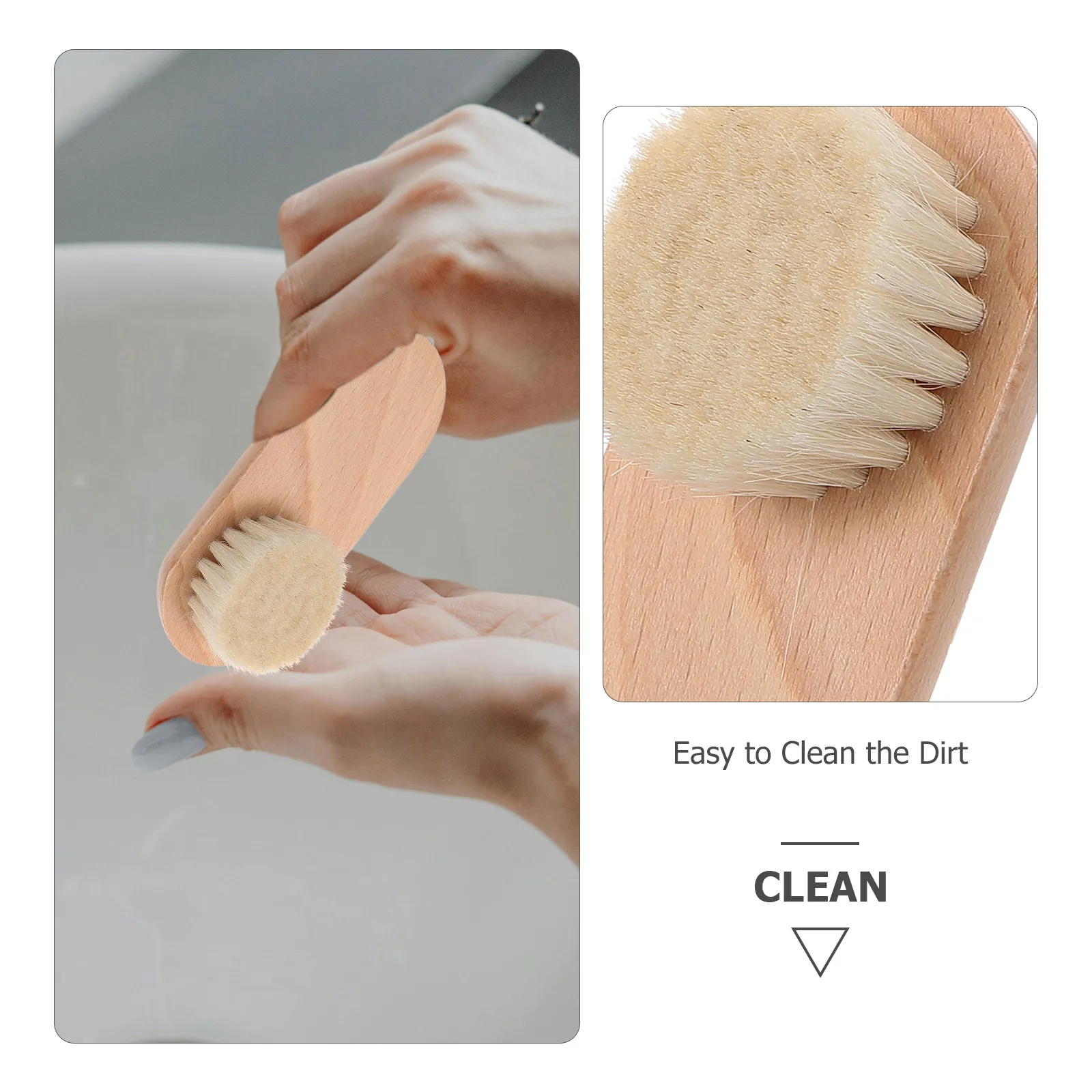 

Sturdy Beech Wood Cleaning Brush Fingernail Toenail Scrub Brush For Men Women Under Nail Cleaner Nail Brushes For Cleaning