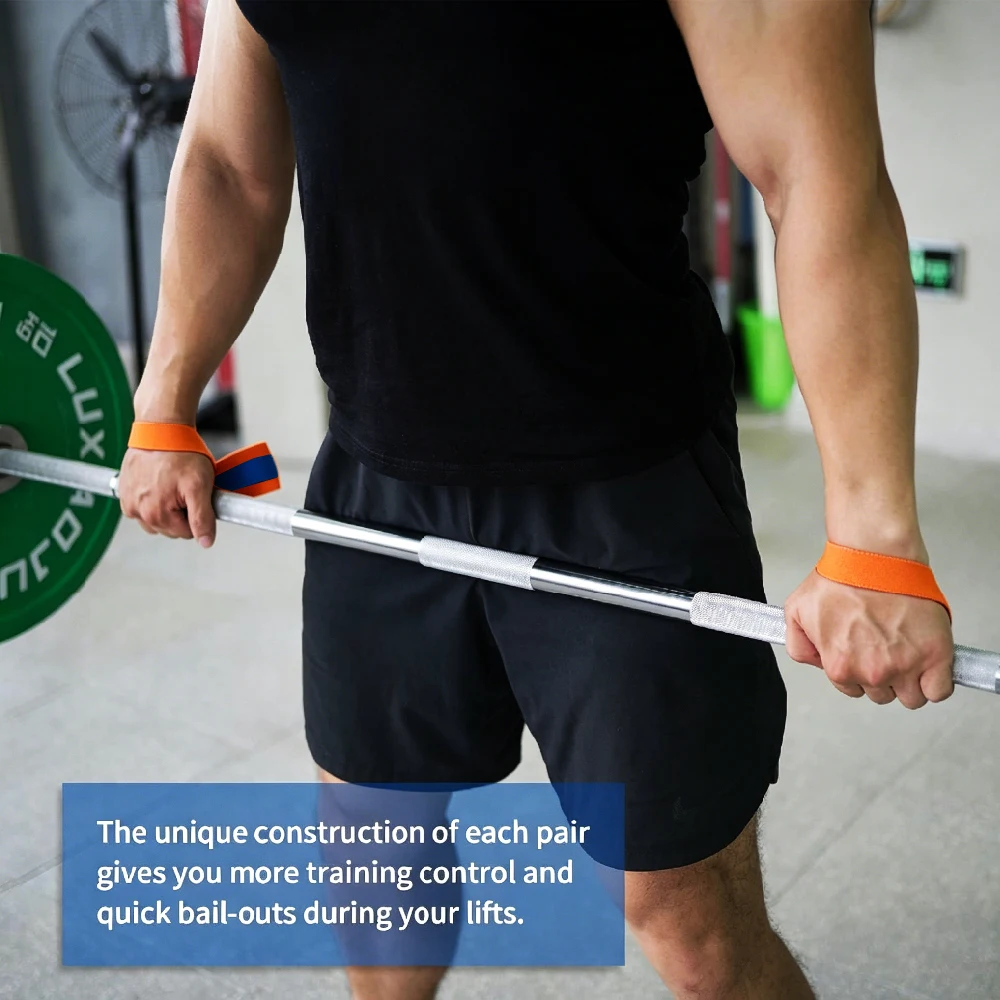 1組のリストストラップ、パワーリフティング、ウェイトリフティ - Wrist Wraps Weightlifting Support のレビューと価格