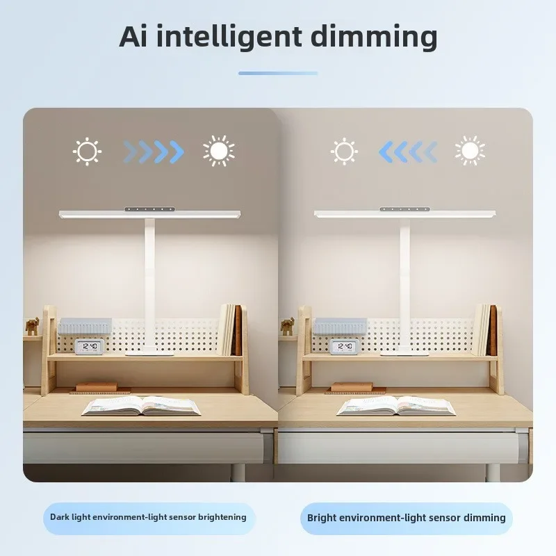 LOOPITYS 24W LED Desk Lamp Touch Control Dimmable Adjustable Color Temperature 60cm/80cm Base Clamp Table Lamp - Image 4