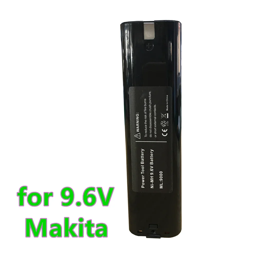 9.6V 3.0Ah NIMH تبديل البطارية لماكيتا 9000 9002 9033 ، 6095D 6096D 6093D 6012HD DA391D 5090D 4390D 5090D 8402VD ML902