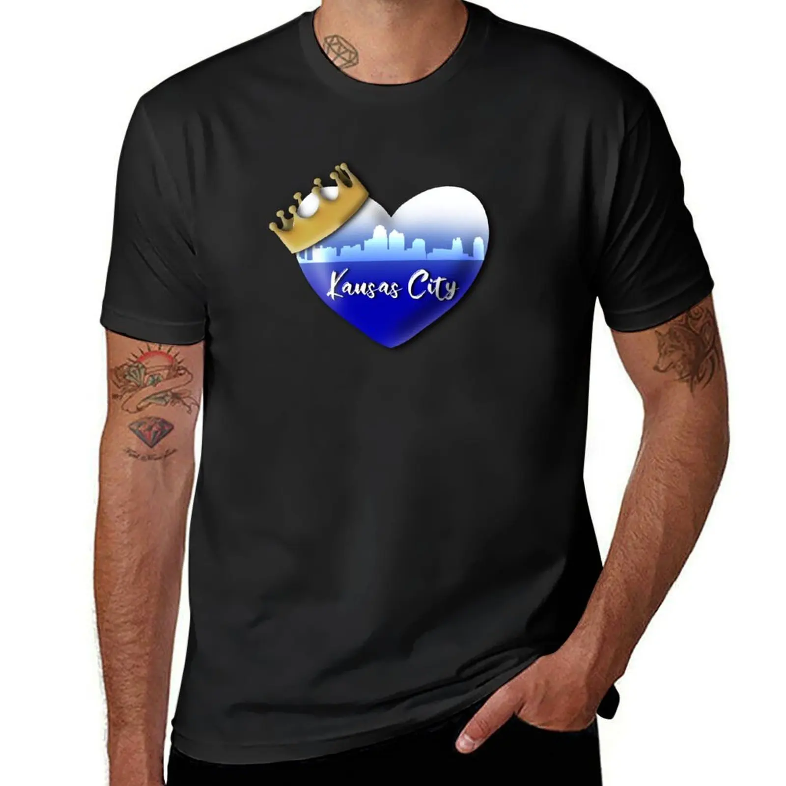 Kansas City Royalty T-Shirt korean fashion summer top plus sizes tops oversized t shirt men