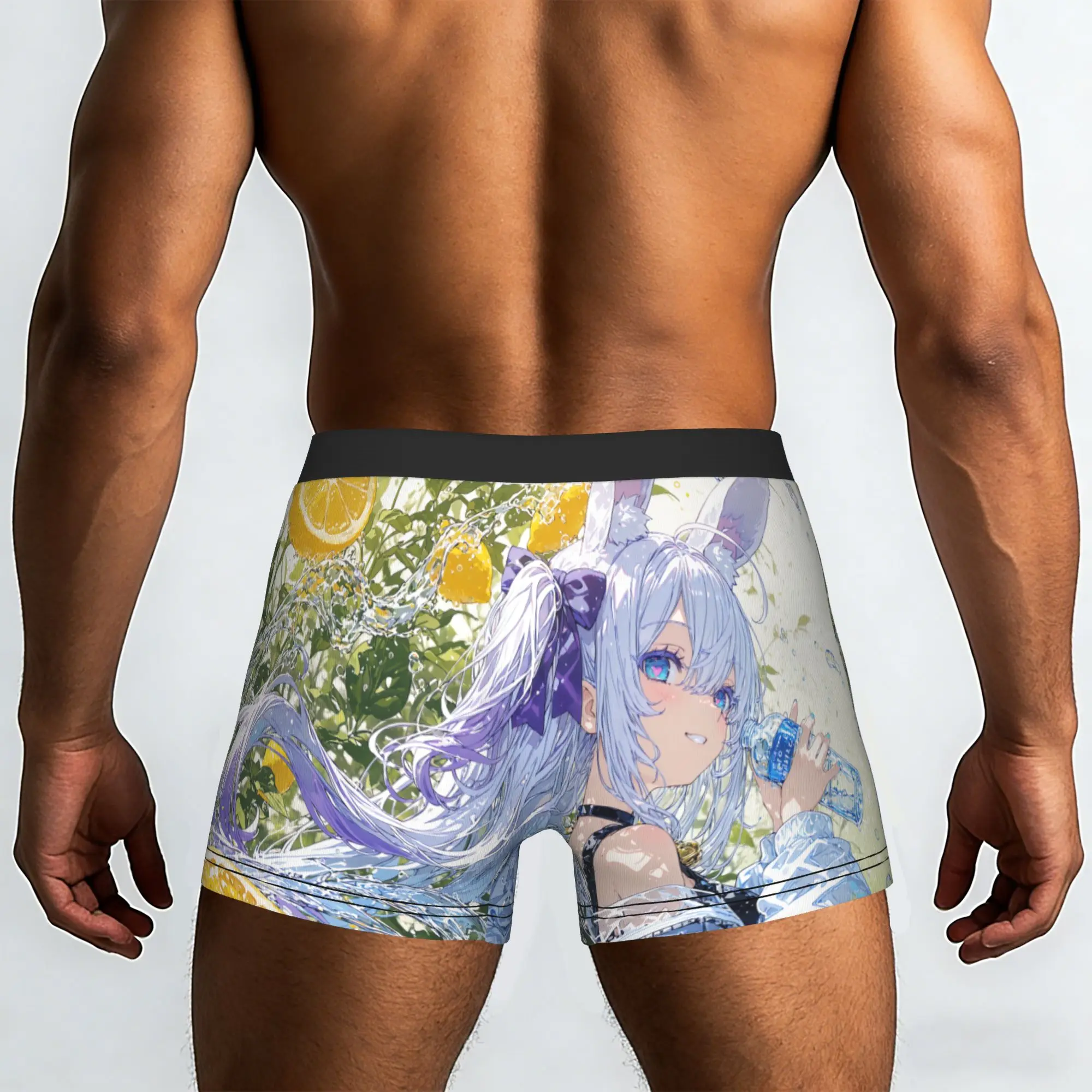 Popular Anime Bunny eared Girl boxers  adults 18 plus Underpants Homme Panties Men's Underwear Comfortable Shorts Boxer Briefs