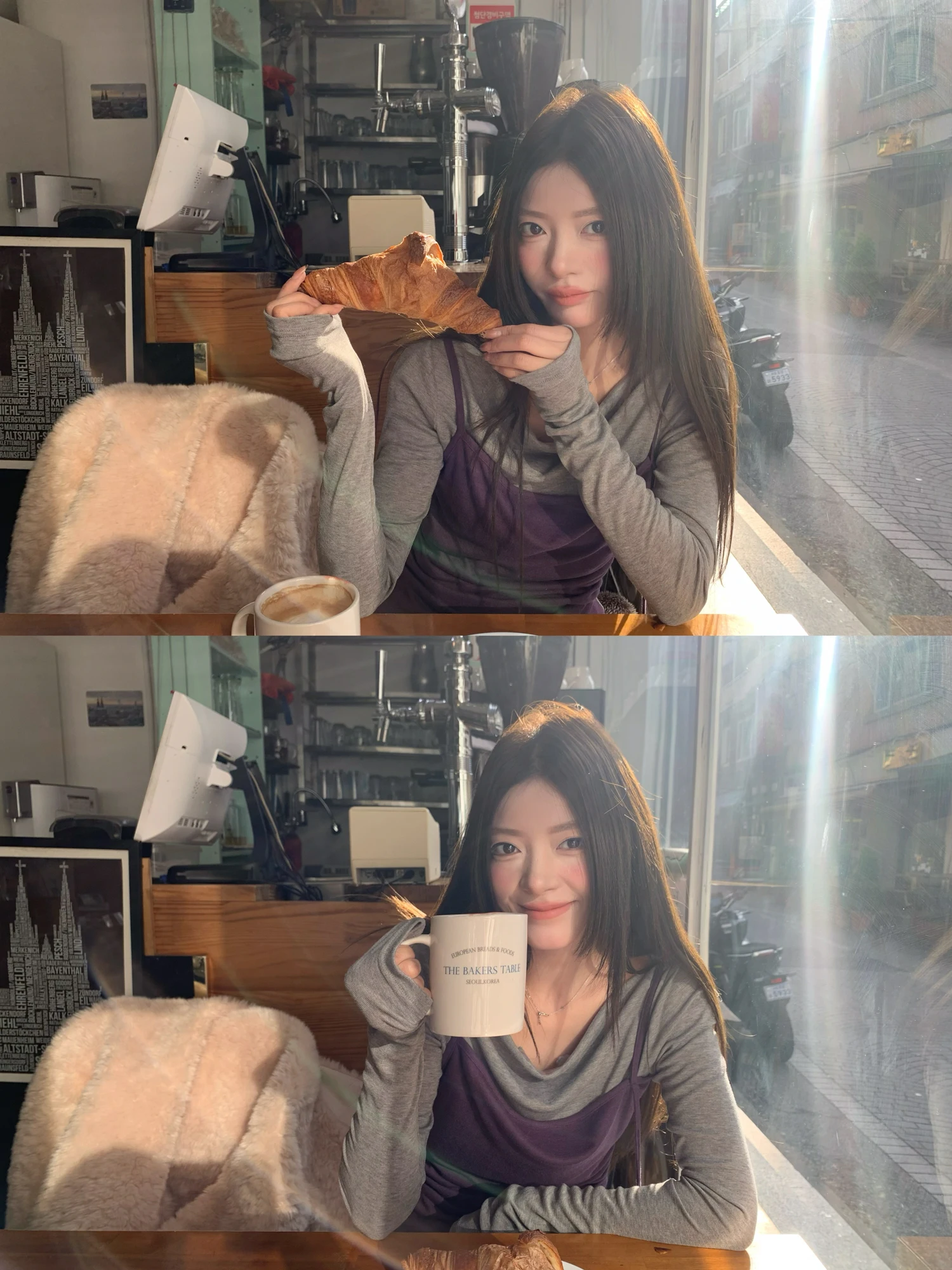 

Осенне-зимняя женская облегающая футболка с длинным свеком, плетение пряжи, основание irt Dental Guard Big Pup Purple Fairy ay And Purple