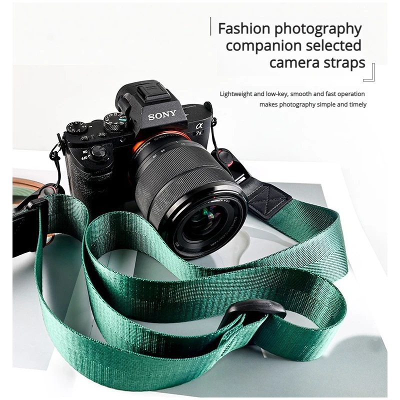 Camera Shoulder Strap Suitable for DSLR Canon Nikon Sony Fuji Micro Oblique Cross Decompression Quick Adjustment Shoulder Strap