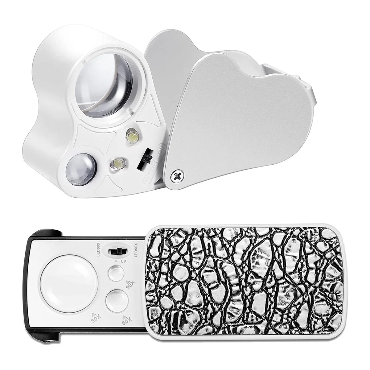 

Лупа для ювелирных изделий, 2 шт., 30X 60X 90X