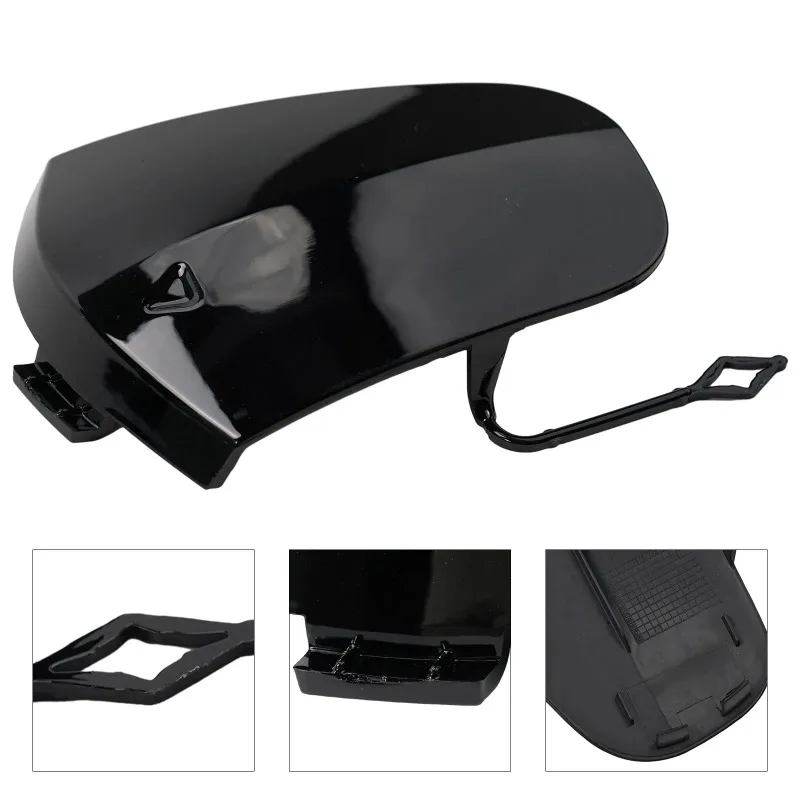 Car Front Bumper Tow Hook Eye Cover 51117376447 Black Tow Hook Eye Cover Cap for Clubman F54 2014 to 2017 Car Accessories