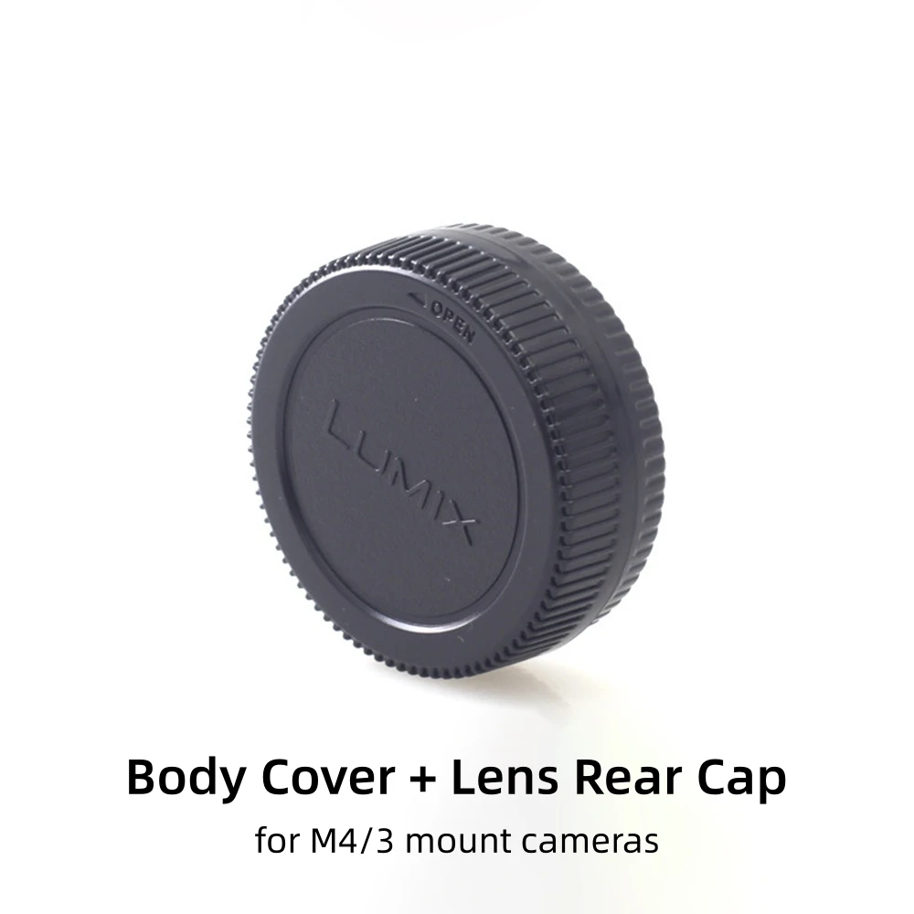 Camera Body Cover Lens Rear Cap for Olympus EM10 Panasonic Lumix GH7 GH6 GH5 GH5S GH4 G9II G9 G85 G95 GX9 GX85 M43 Accessories