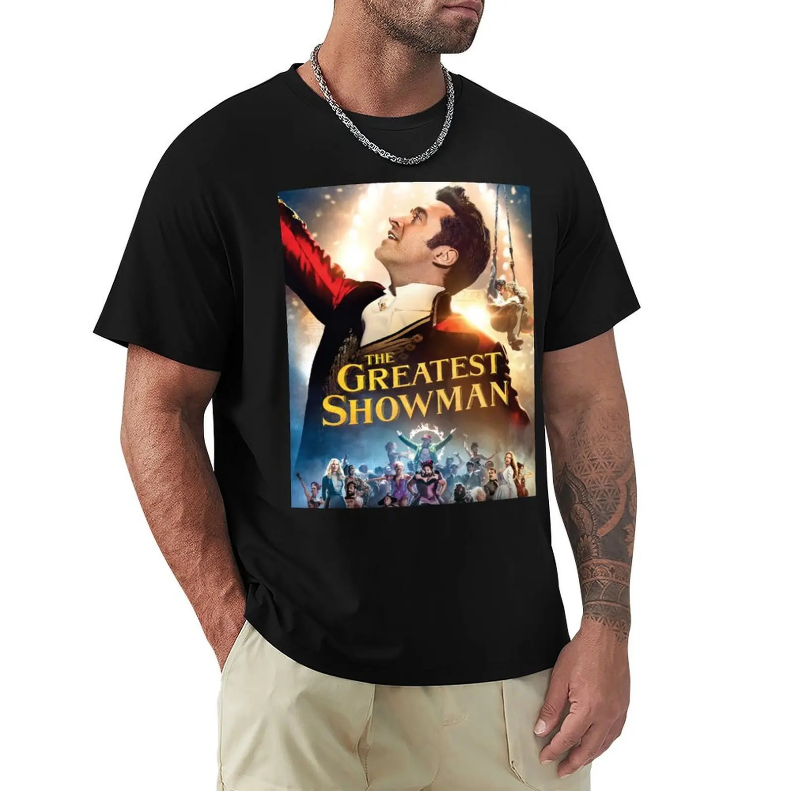 

hugh the greatest showman jackman tour 2020 duaempat Unisex T-Shirt Active Wear Sports T-Shirt for Men