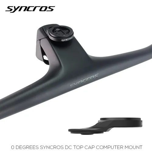 Imagen 1 del producto Syncros 0 ° Soporte Superior Integrado para Ordenador de Ciclismo Garmin/Wahoo/Bryton para Manillares Fraser IC SL WC/DC/XC y Avanques Cockpit XC 1.5/2