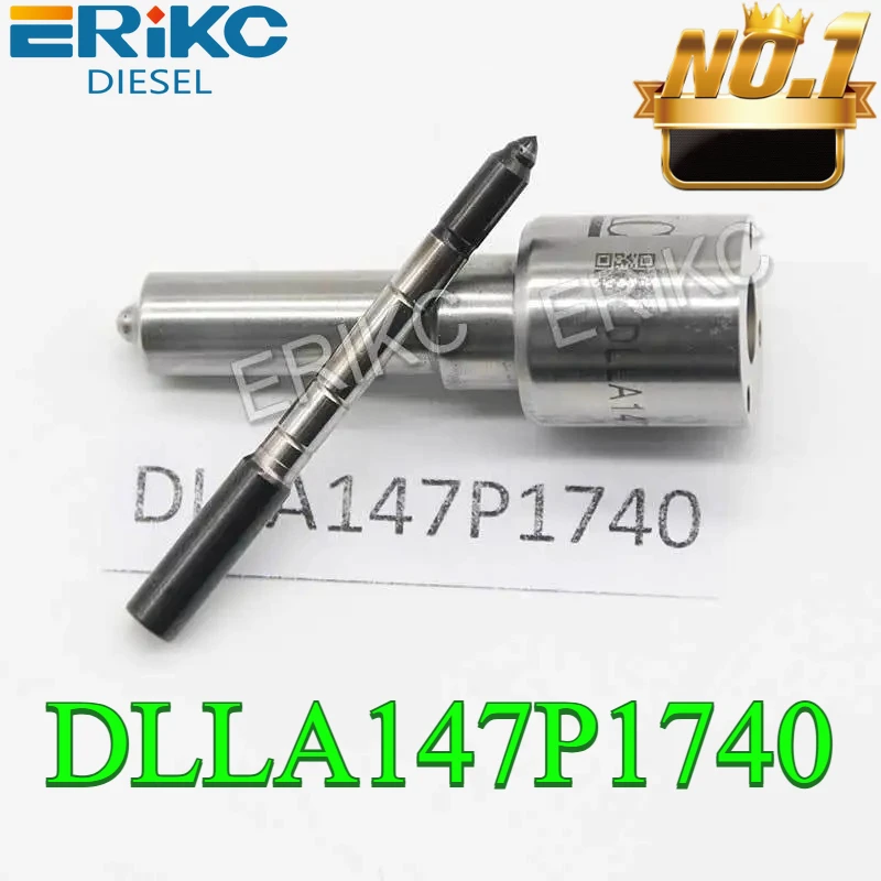 Inyector de Combustible ERIKC DLLA147P1740, Rociador Diesel DLLA 147 P 1740, Inyector Automático CR DLLA 147P1740 para Inyector 0445 120 180