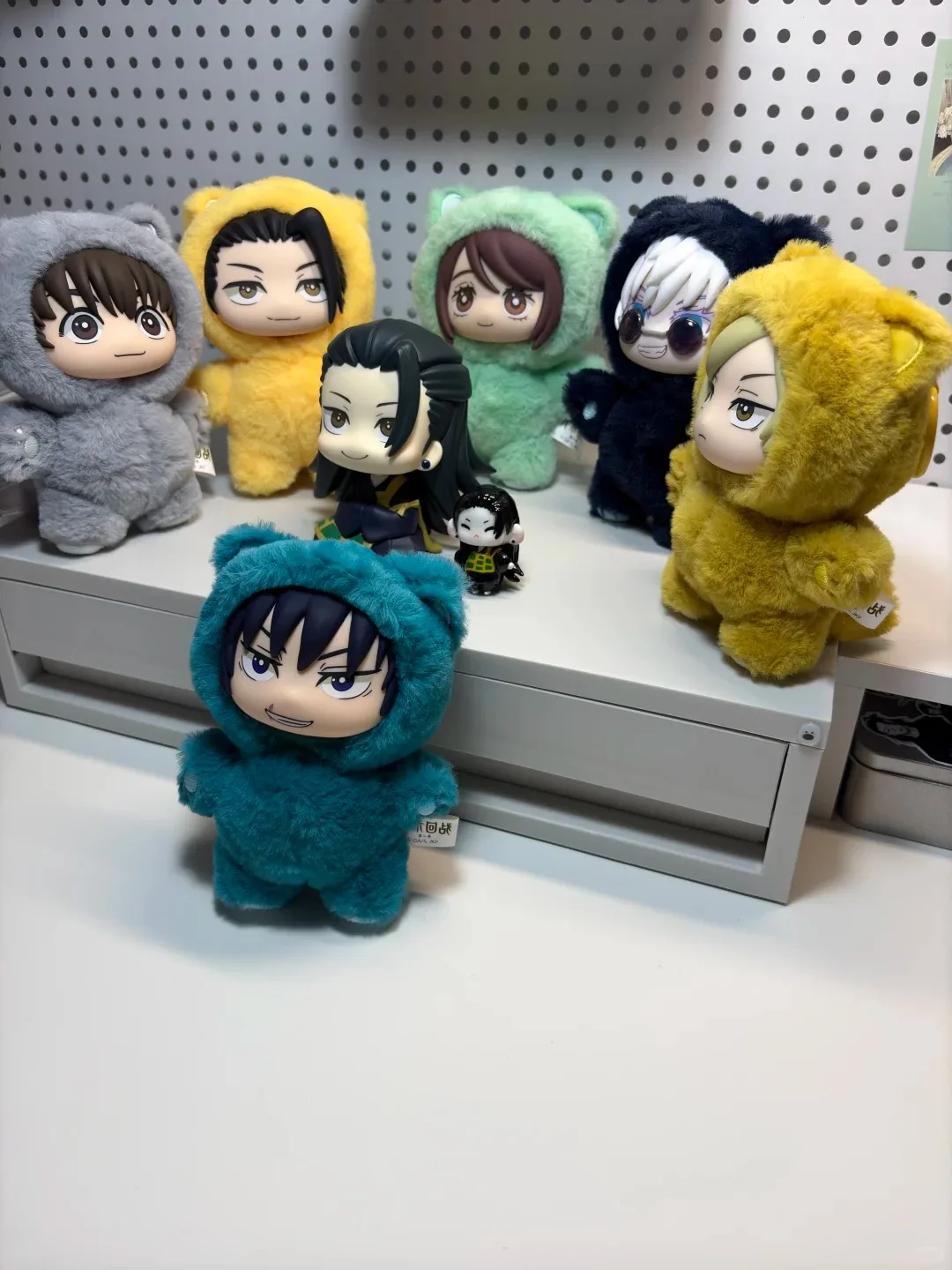 

Genuine Anime Original Jujutsu Kaisen 2 Cat Ear Series Blind Box Cute Pulsh Doll Gojo Satoru Paradise Pendant Female Kawaii