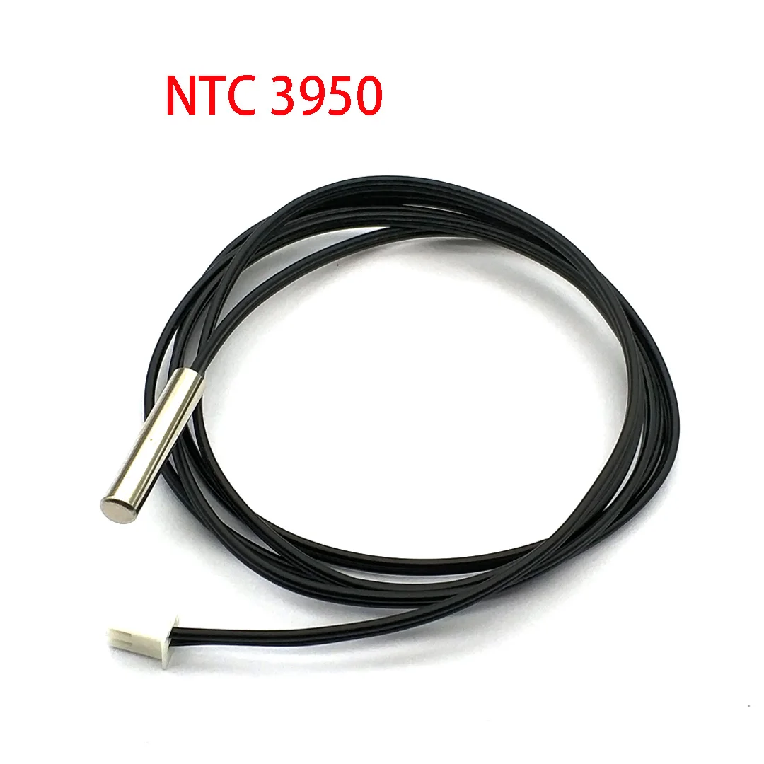 NTC Sensor Suhu Termistor Kawat Probe Tahan Air 5K 10K 20K 50K 100K 1% 3950 5*25Mm 100Cm