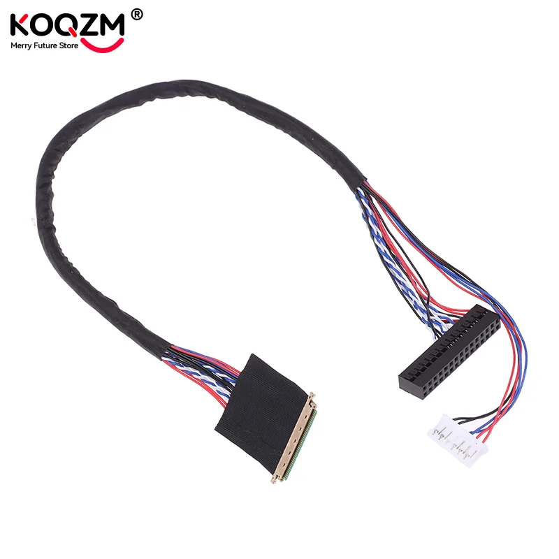 

1 шт., 40-контактный, 1-канальный, 6-битный светодиодный кабель для ЖК-экрана LVDS для дисплея