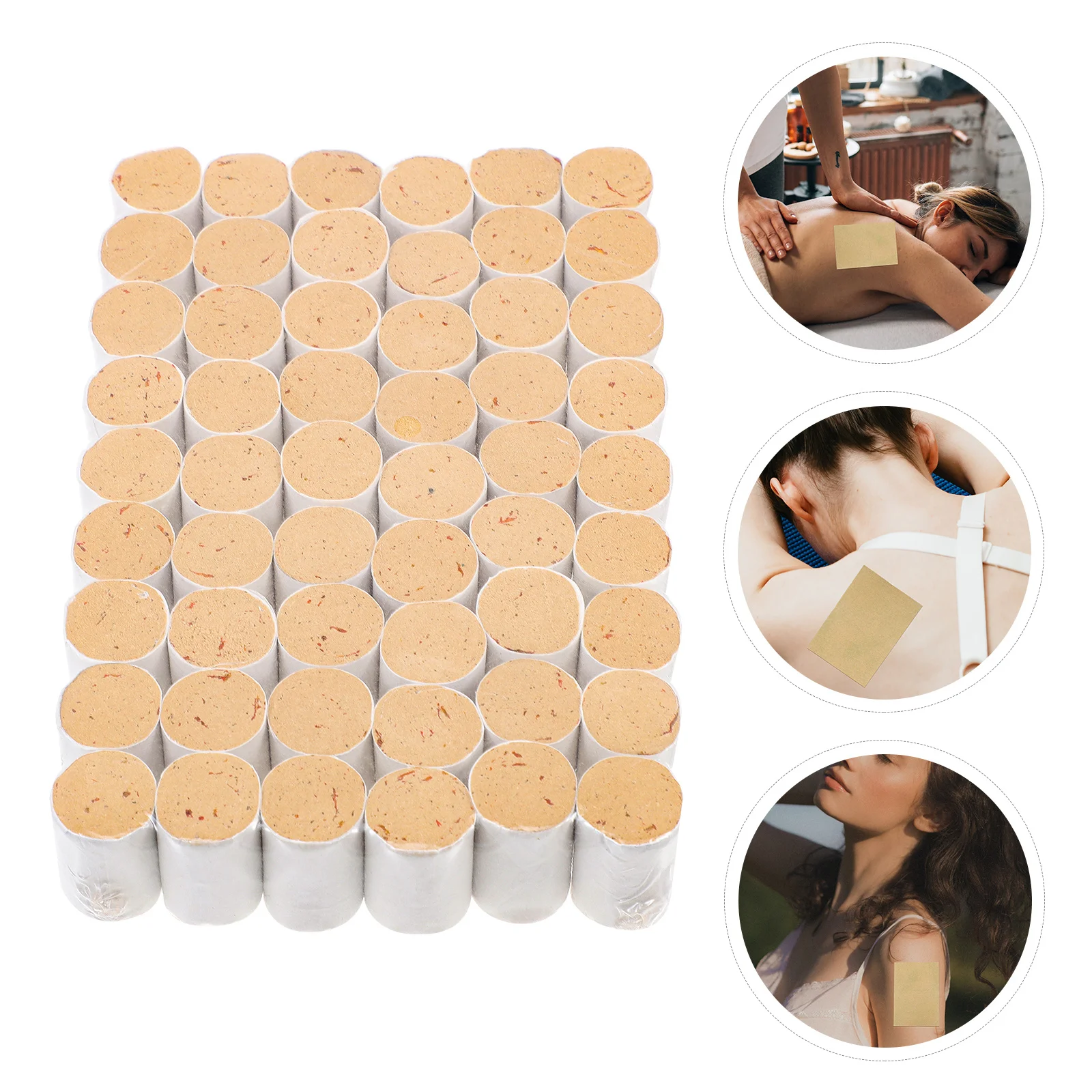 54 قطعة القرطم اليدوية Moxa لفات أعمدة الصوف Moxa الطبيعية للاسترخاء الإجهاد الإغاثة الكى العلاج تعزيز المناعة #2