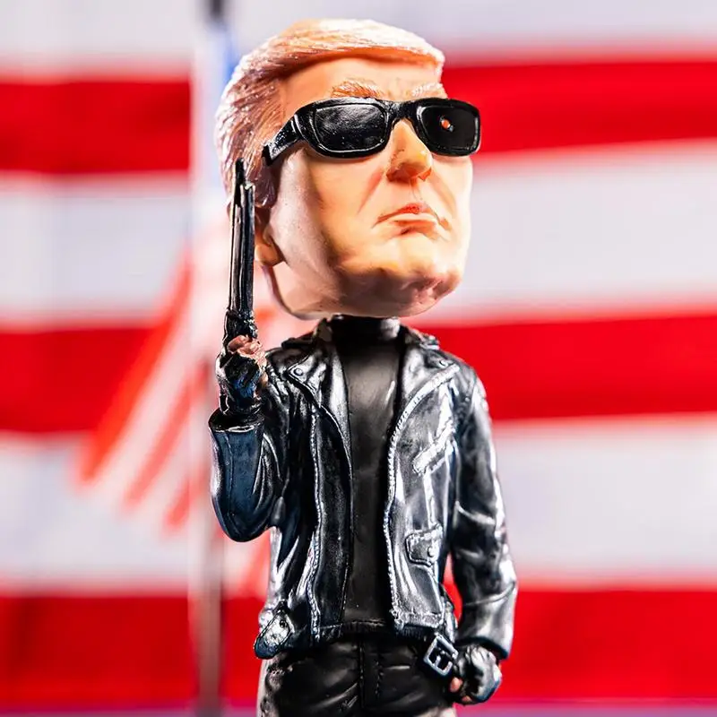 Männer Wackelkopf Erwachsene Statue Harz American Ehemaliger Präsident Wackelkopf Präsident Republikaner Amerikaner Lustige Figur