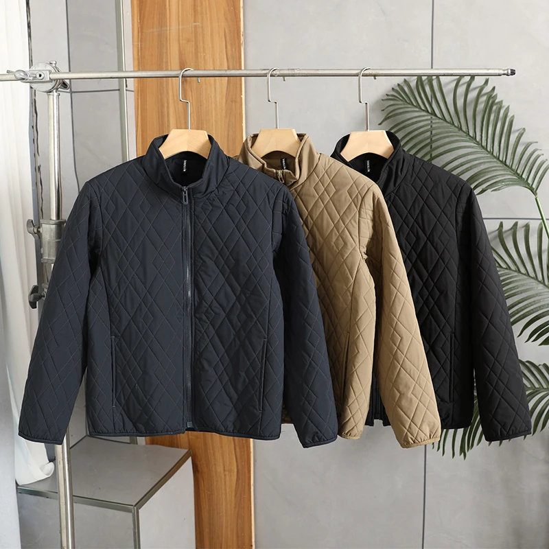 

Outdoor Mountain Series Retro Bfled Cotton Jaet Men's Daily Commute Stand Collar Warmth Faionable Urban Sle