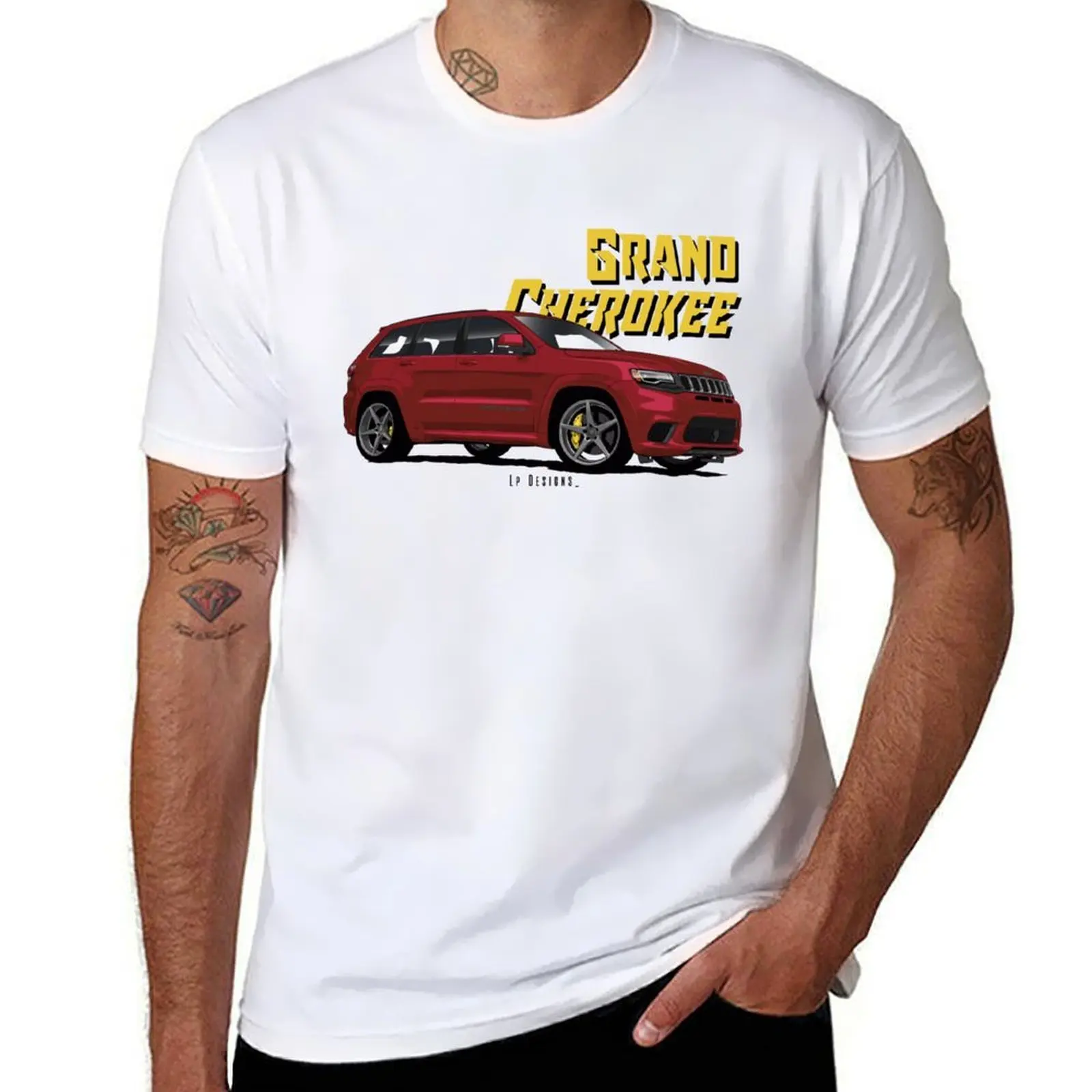 

Grand cherokee T-Shirt cotton t shirts man 100% g man t shirts for men T-Shirt