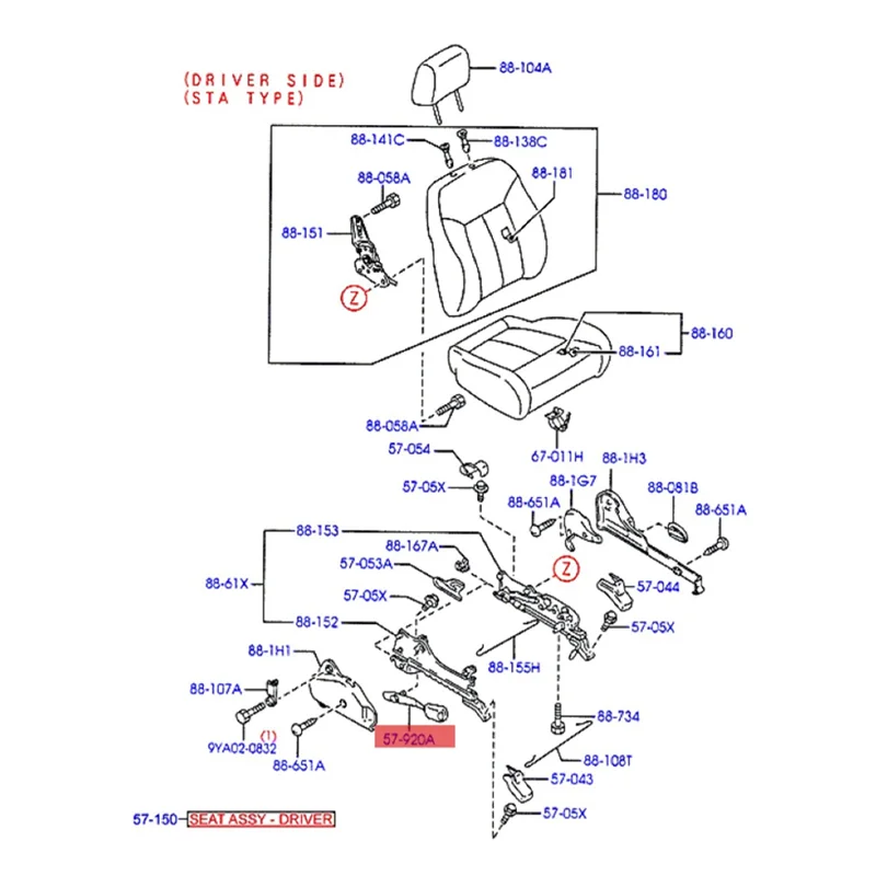 

Front Left Driver Seat Belt Buckle Receiver Lock Black For Mazda Protege 5 2001-2003 B25D-57-620C-66 B25D57620C66 Accessories