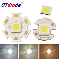 1-5pcs XHP70.3 HI LED 45W Third Generation DC6V/12V Beads COB Cold Warm Neutral White 7070 With DTP Copper MCPCB DIY Flashlight