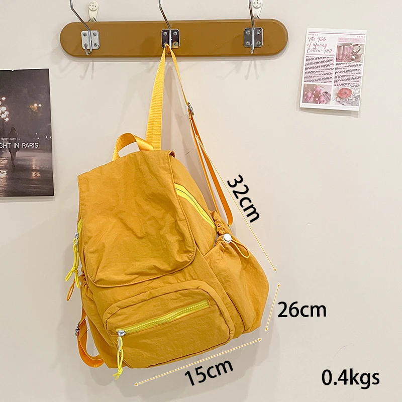 2024 New Student Commuting Small Book Bag for Leisure Lightweight Commuting Causal Backpack