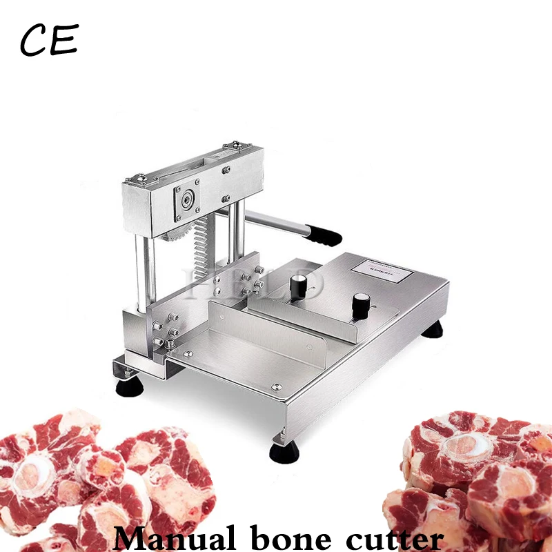 Commercial Bone Cutting Machine, Manual Lamb Leg And Pig Trotters, Frozen Fish And Meat Cutting Machine